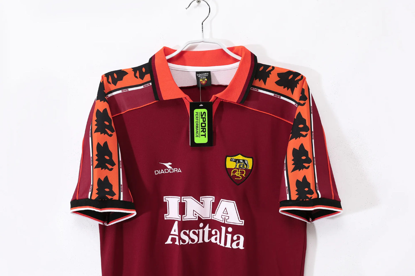 AS Roma Vintage Home Jersey 1998/99 – Fan Version