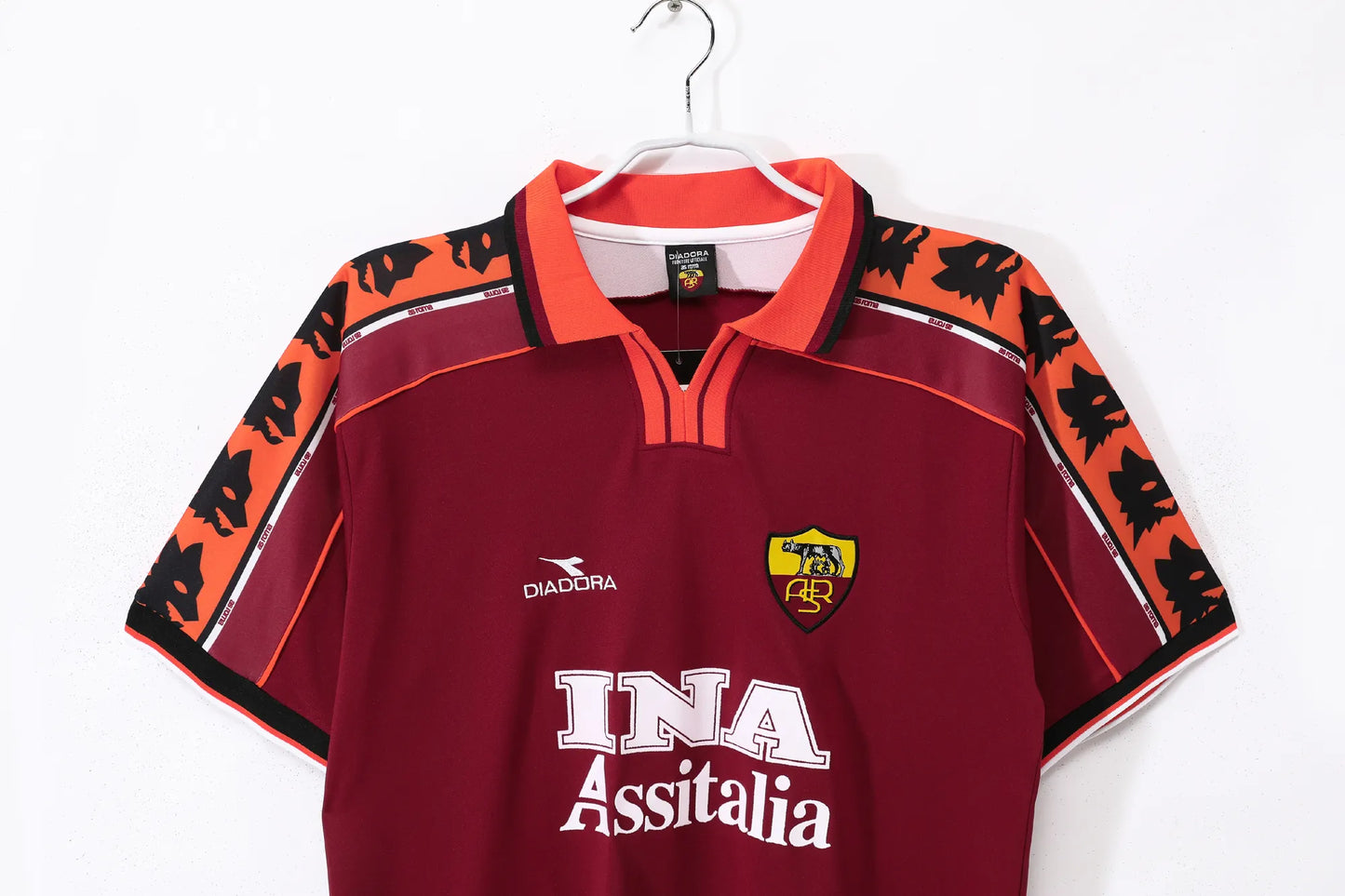 AS Roma Vintage Home Jersey 1998/99 – Fan Version