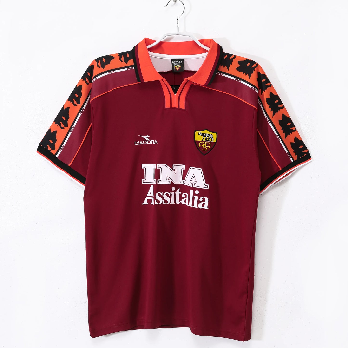 AS Roma Vintage Home Jersey 1998/99 – Fan Version