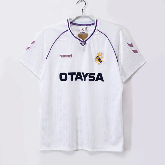 Real Madrid Retro Home Jersey 1990–92 – Fan Version