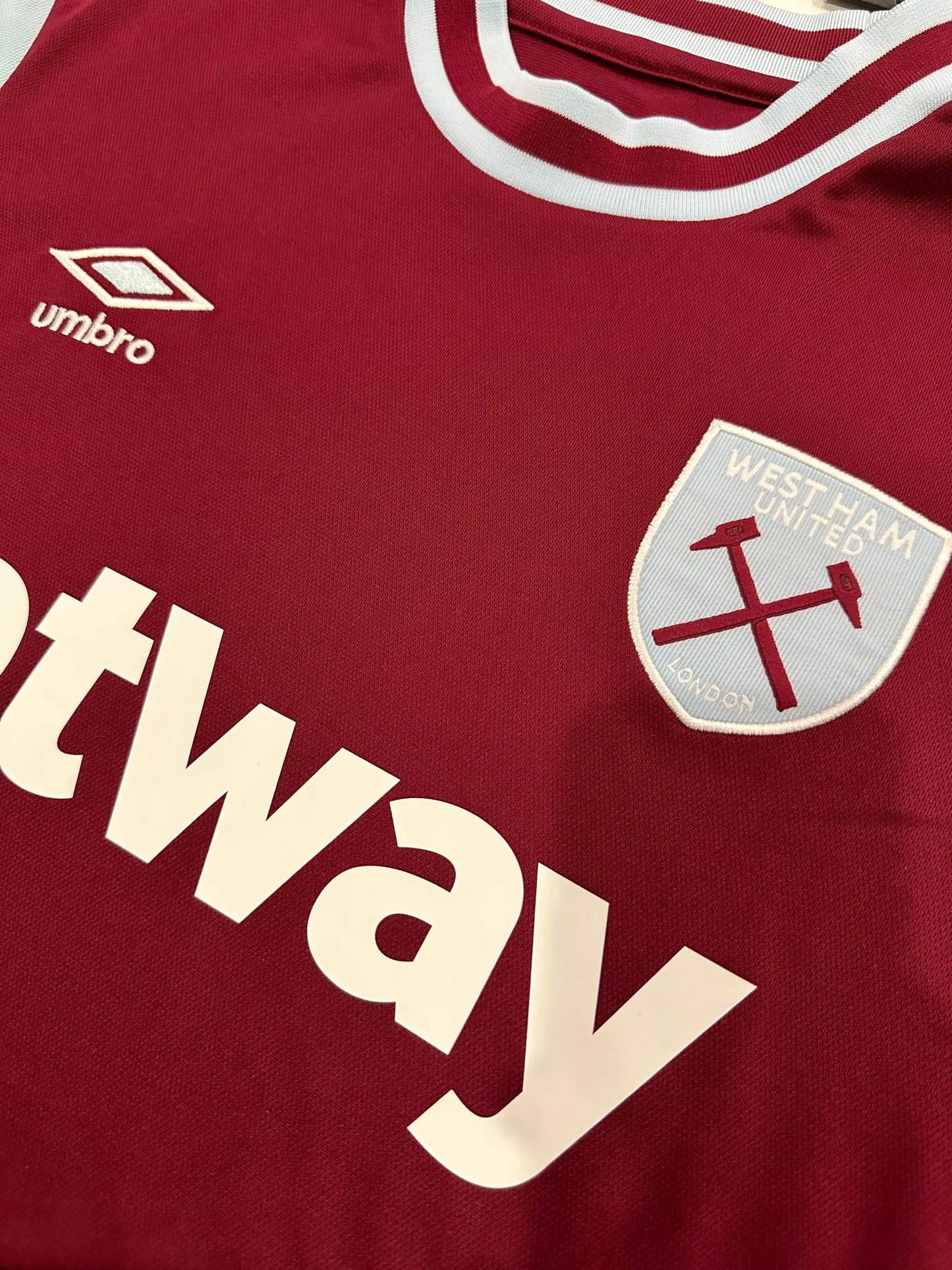 West Ham Home Jersey 2024/25 – Fan Version