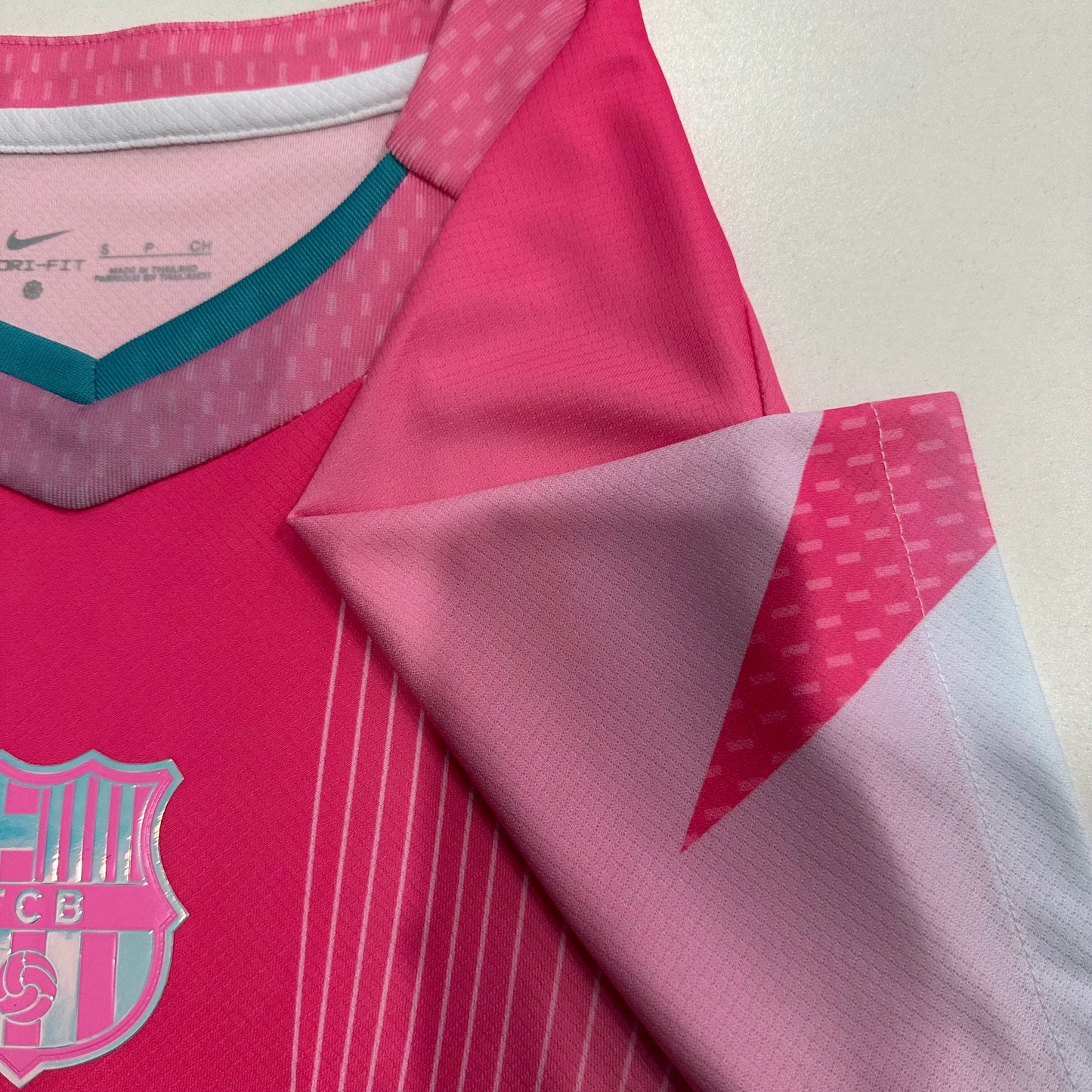 Barcelona Fourth Pink Senyera Jersey 2023/24 – Fan Version