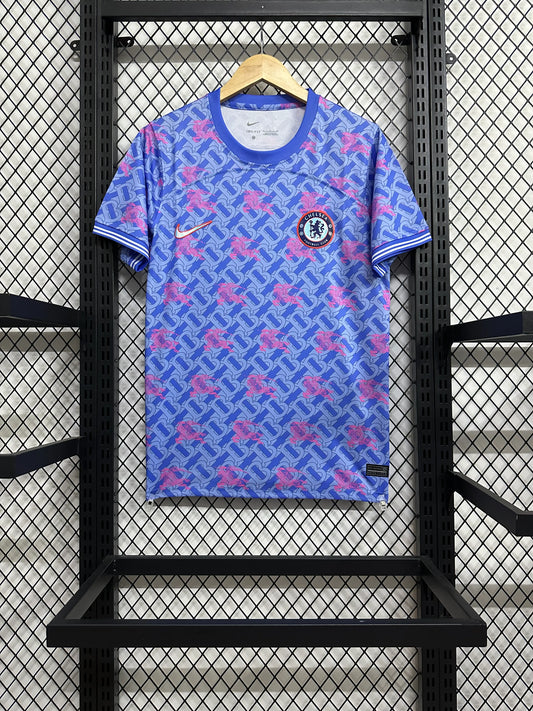Chelsea x Burberry Concept Jersey 2024/25 – Fan Version