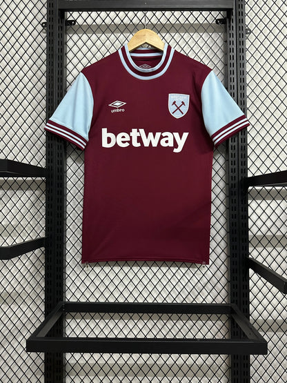 West Ham Home Jersey 2024/25 – Fan Version