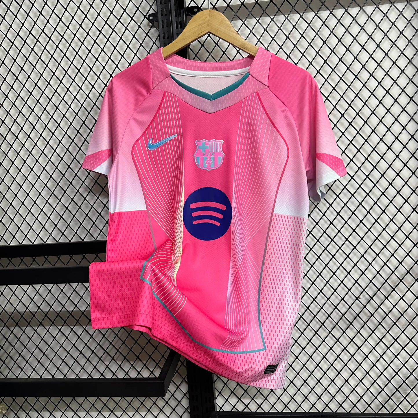 Barcelona Fourth Pink Senyera Jersey 2023/24 – Fan Version