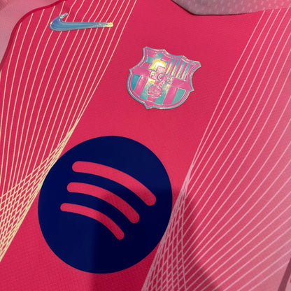 Barcelona Fourth Pink Senyera Jersey 2023/24 – Fan Version