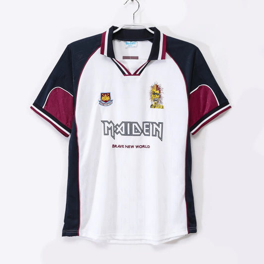 West Ham Retro Iron Maiden Edition Jersey 1999/01